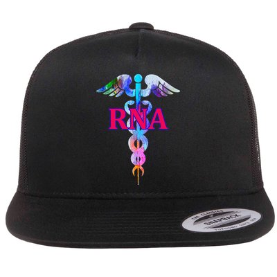 RNA Restorative Nurse Assistant Caduceus Nursing Aide Gift Flatbill Hat