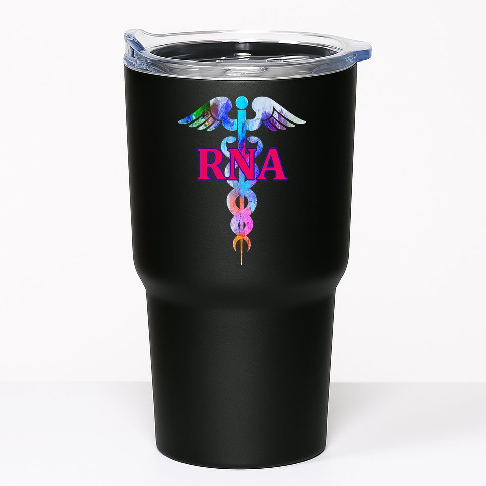 RNA Restorative Nurse Assistant Caduceus Nursing Aide Gift Tumbler