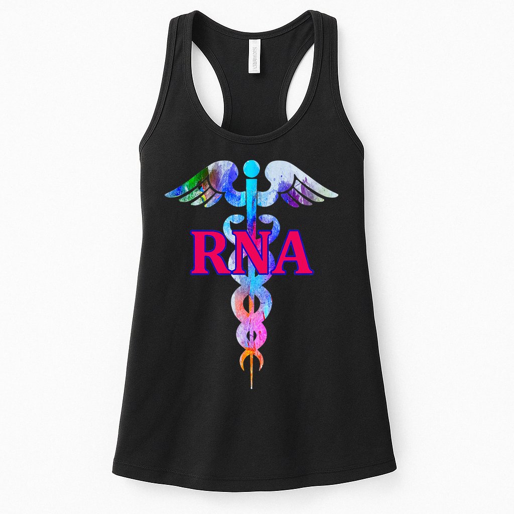 RNA Restorative Nurse Assistant Caduceus Nursing Aide Gift Womens Tank Top