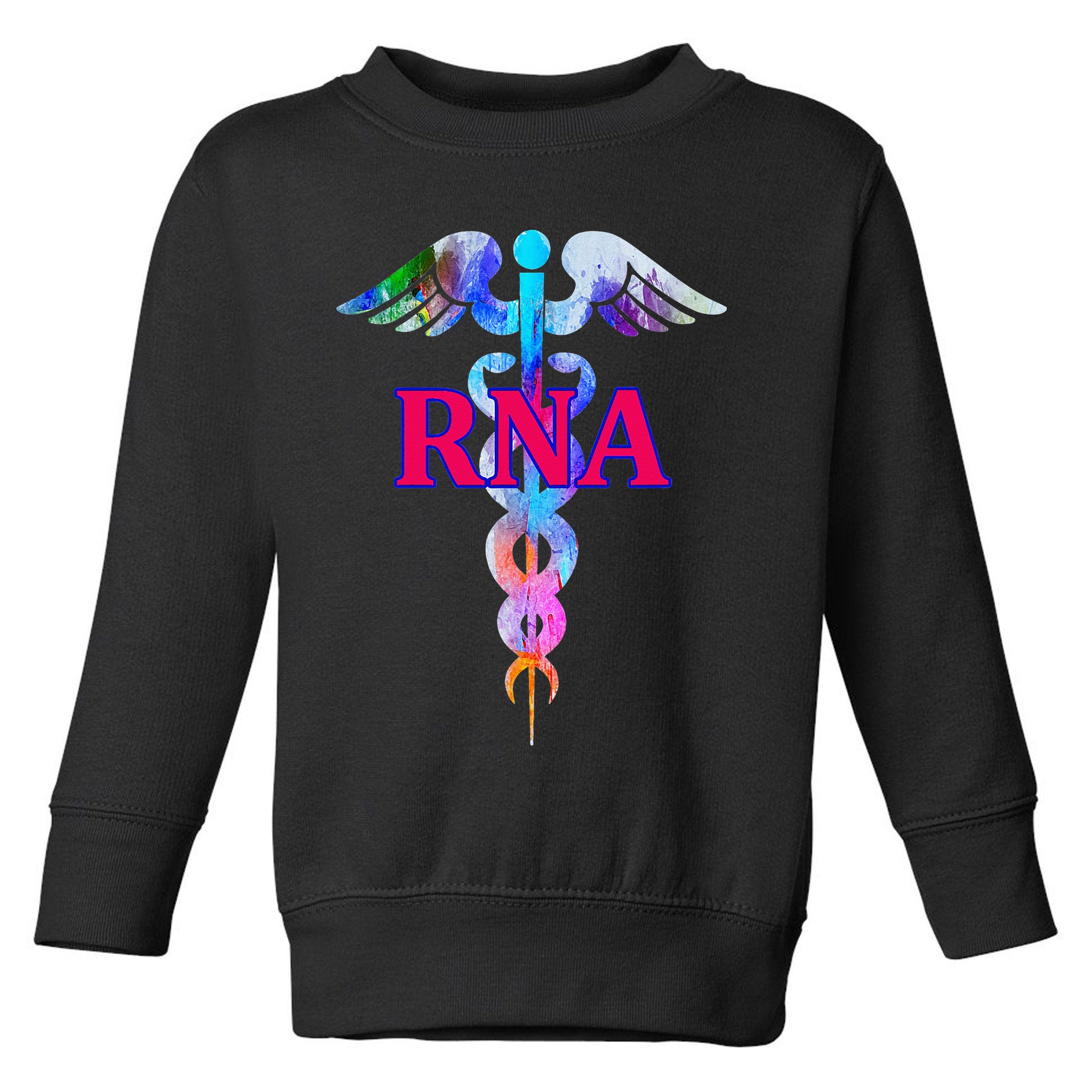 RNA Restorative Nurse Assistant Caduceus Nursing Aide Gift Toddler Sweatshirt
