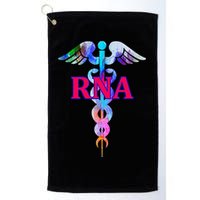 RNA Restorative Nurse Assistant Caduceus Nursing Aide Gift Golf Towel