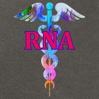 RNA Restorative Nurse Assistant Caduceus Nursing Aide Gift Cotton Canvas Backpack