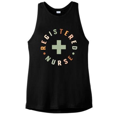 Rn Registered Nurse Nursing Rn Graduation Gift Ladies PosiCharge Tri-Blend Wicking Tank