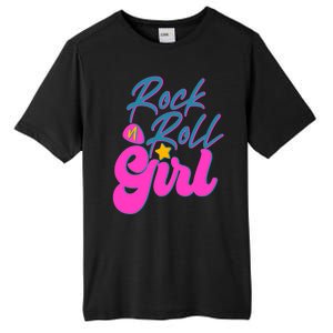 Retro Rock N Roll Girl Costume Tall Fusion ChromaSoft Performance T-Shirt