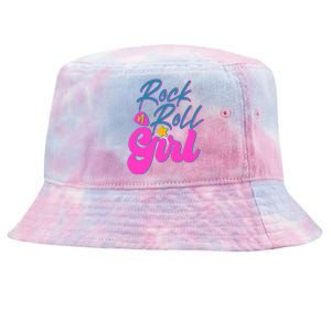 Retro Rock N Roll Girl Costume Tie-Dyed Bucket Hat