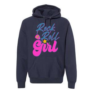 Retro Rock N Roll Girl Costume Premium Hoodie