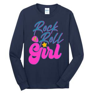 Retro Rock N Roll Girl Costume Tall Long Sleeve T-Shirt