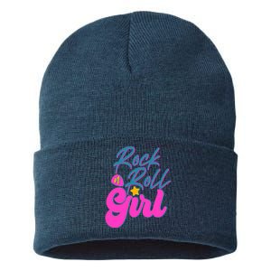 Retro Rock N Roll Girl Costume Sustainable Knit Beanie