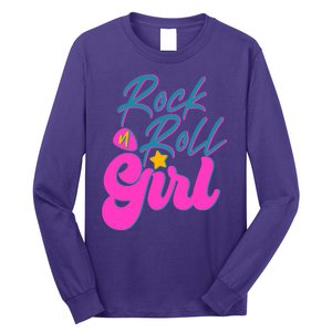 Retro Rock N Roll Girl Costume Long Sleeve Shirt