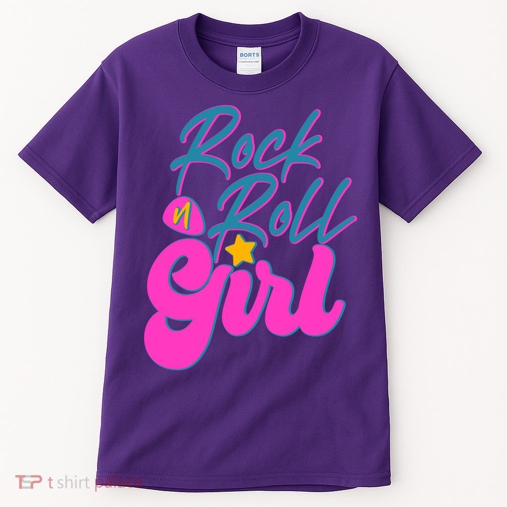 Retro Rock N Roll Girl Costume Tall T-Shirt