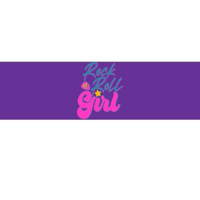 Retro Rock N Roll Girl Costume Bumper Sticker