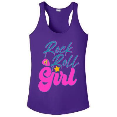 Retro Rock N Roll Girl Costume Ladies PosiCharge Competitor Racerback Tank