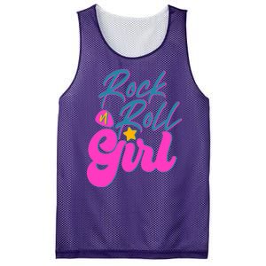 Retro Rock N Roll Girl Costume Mesh Reversible Basketball Jersey Tank