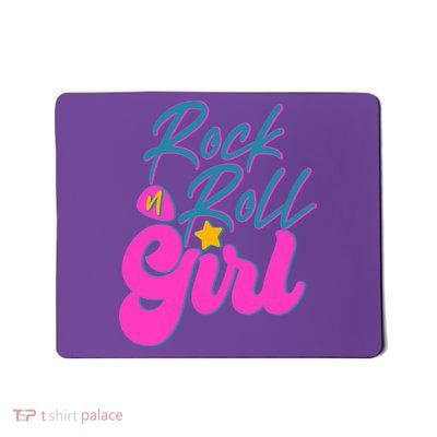 Retro Rock N Roll Girl Costume Mousepad