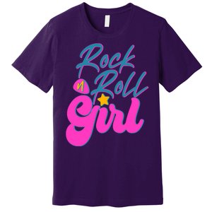 Retro Rock N Roll Girl Costume Premium T-Shirt