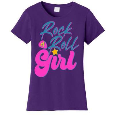 Retro Rock N Roll Girl Costume Women's T-Shirt