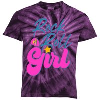 Retro Rock N Roll Girl Costume Kids Tie-Dye T-Shirt