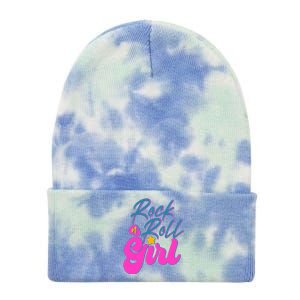 Retro Rock N Roll Girl Costume Tie Dye 12in Knit Beanie