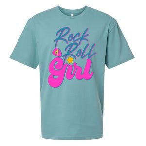 Retro Rock N Roll Girl Costume Sueded Cloud Jersey T-Shirt