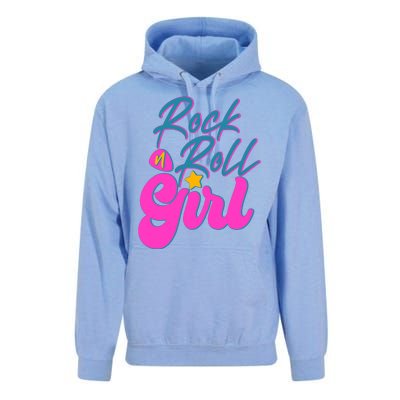 Retro Rock N Roll Girl Costume Unisex Surf Hoodie