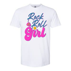 Retro Rock N Roll Girl Costume Softstyle CVC T-Shirt