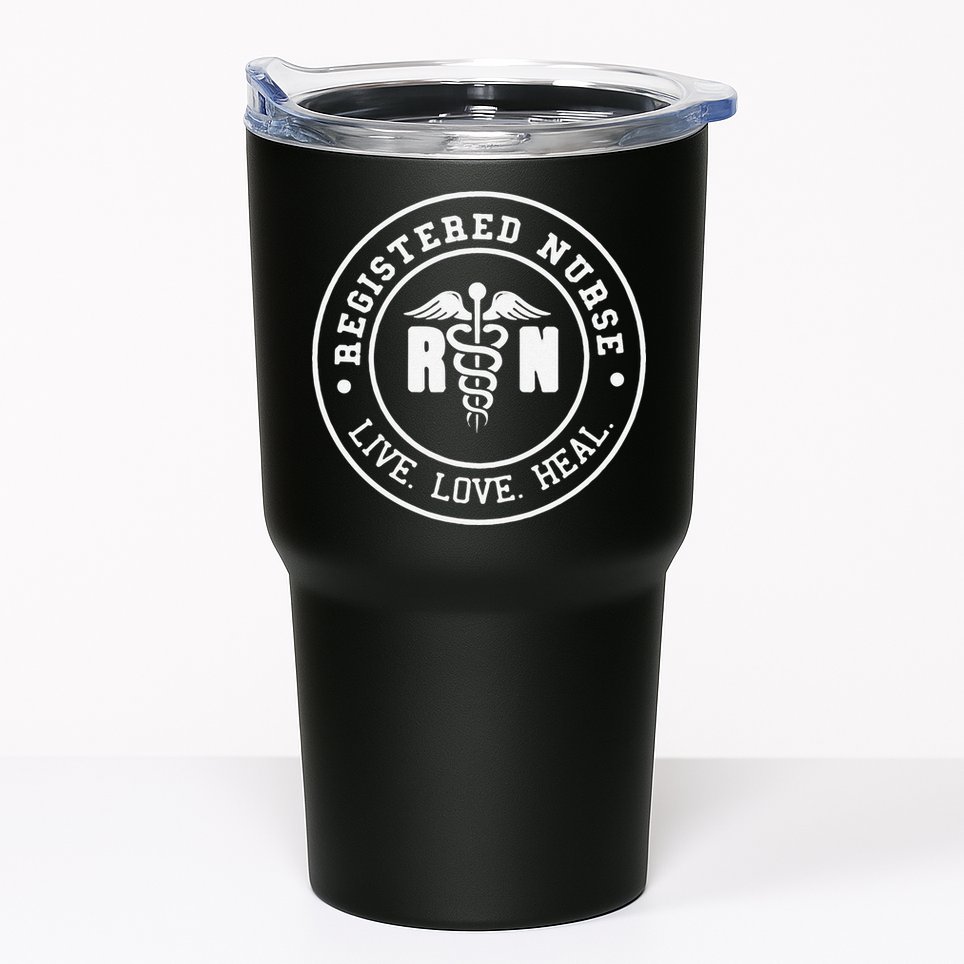 RN Registered Nurse Day Life Nurses Week Healthcare Nursing Tumbler