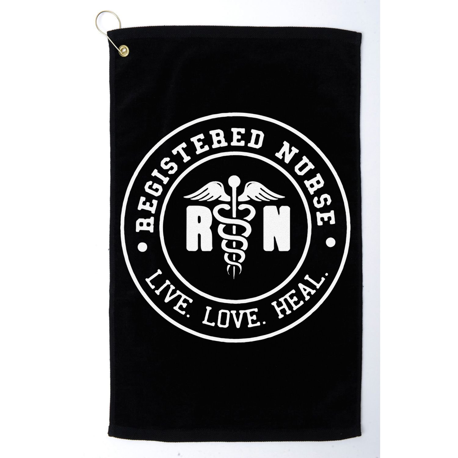 RN Registered Nurse Day Life Nurses Week Healthcare Nursing Golf Towel