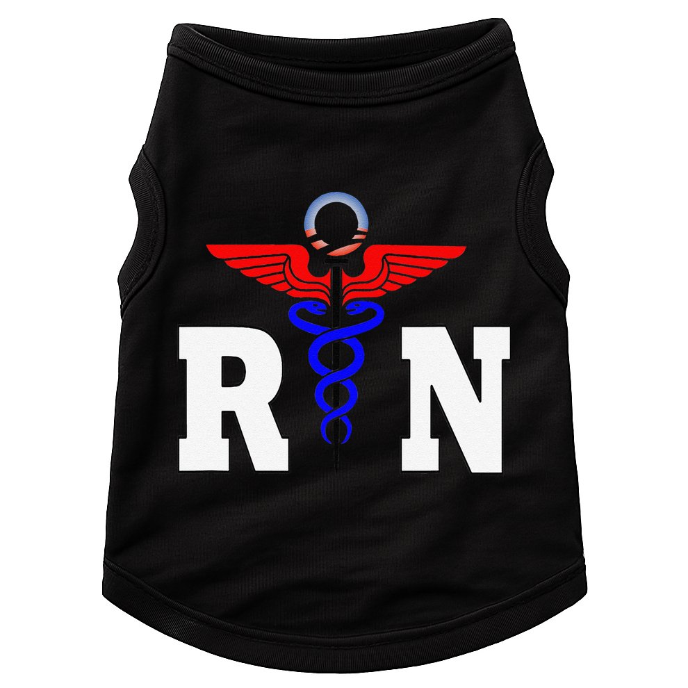 RN Registered Nurse Gift, Healthcare Professional, L Doggie Tank