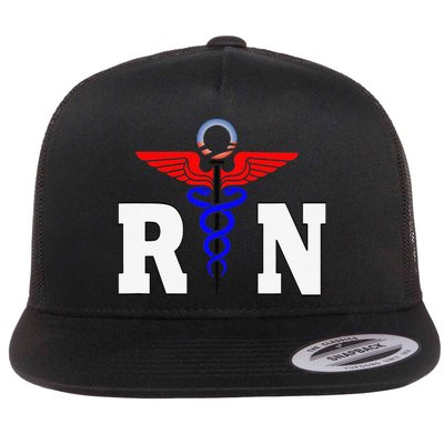 RN Registered Nurse Gift, Healthcare Professional, L Flatbill Hat