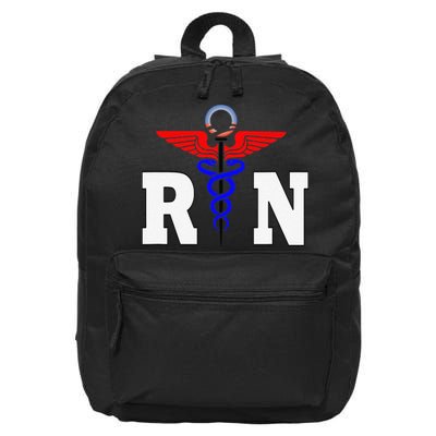 RN Registered Nurse Gift, Healthcare Professional, L 16 in Basic Backpack