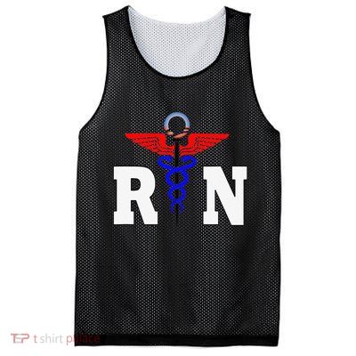 RN Registered Nurse Gift, Healthcare Professional, L Mesh Reversible Basketball Jersey Tank