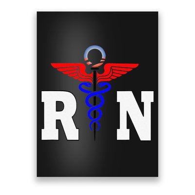 RN Registered Nurse Gift, Healthcare Professional, L Poster