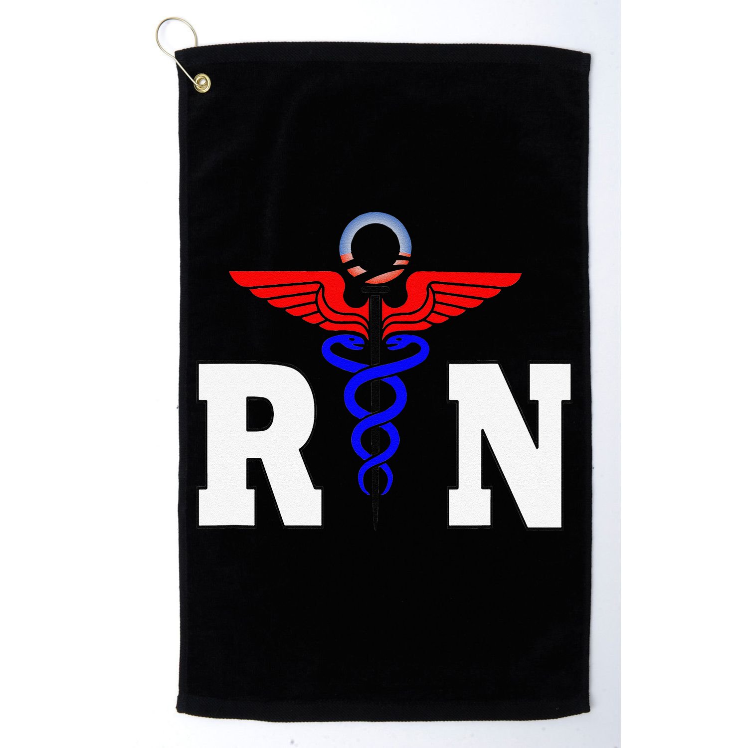 RN Registered Nurse Gift, Healthcare Professional, L Golf Towel