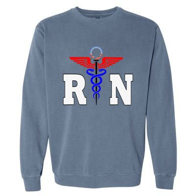 RN Registered Nurse Gift, Healthcare Professional, L Garment-Dyed Sweatshirt