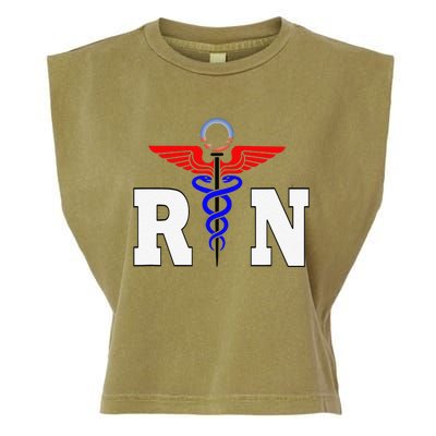 RN Registered Nurse Gift, Healthcare Professional, L Garment-Dyed Women's Muscle Tee