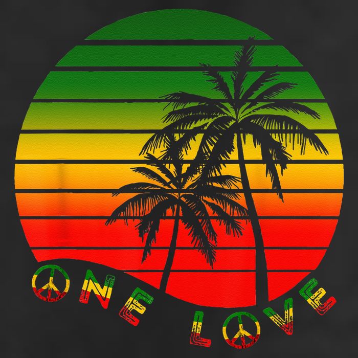 Rasta Reggae One Love Palms Reggaeton Rastafarian Pride Cool Comfort Performance Bucket Hat