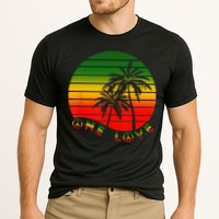 Rasta Reggae One Love Palms Reggaeton Rastafarian Pride Cooling Performance Crew T-Shirt