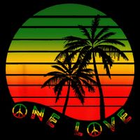 Rasta Reggae One Love Palms Reggaeton Rastafarian Pride Drawstring Bag