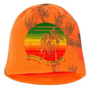 Rasta Reggae One Love Palms Reggaeton Rastafarian Pride Kati - Camo Knit Beanie