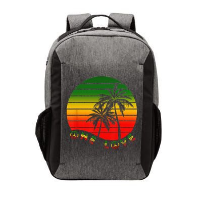 Rasta Reggae One Love Palms Reggaeton Rastafarian Pride Vector Backpack