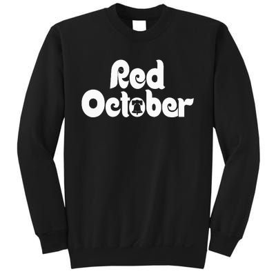 Retro Red October Philly Philadelphia Vintage Sweatshirt