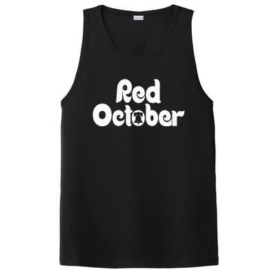 Retro Red October Philly Philadelphia Vintage PosiCharge Competitor Tank