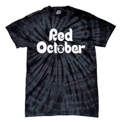 Retro Red October Philly Philadelphia Vintage Tie-Dye T-Shirt