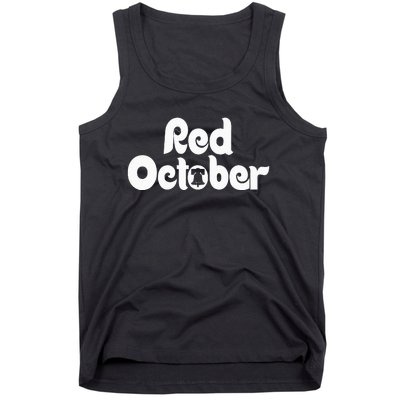 Retro Red October Philly Philadelphia Vintage Tank Top