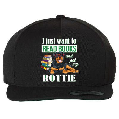 Rottweiler Wool Snapback Cap