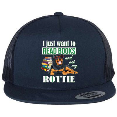 Rottweiler Flat Bill Trucker Hat