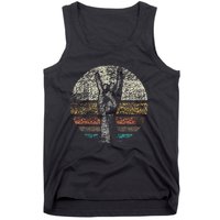 Retro Rock On Hand Horns For Rock And Roll Music Lovers Tank Top