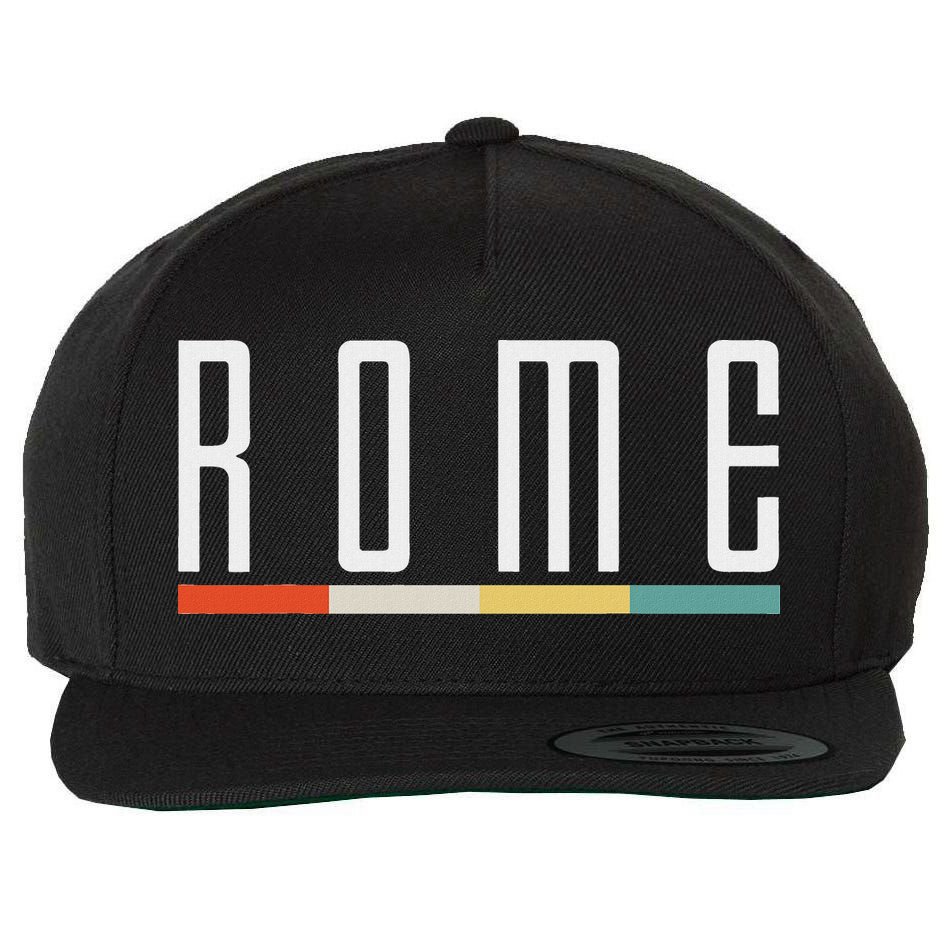 Rome Wool Snapback Cap