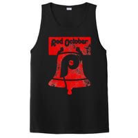 Retro Red October Philly Philadelphia Vintage Ring the bell PosiCharge Competitor Tank