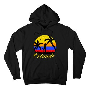 Retro Romantic Orlando Sunset Hoodie